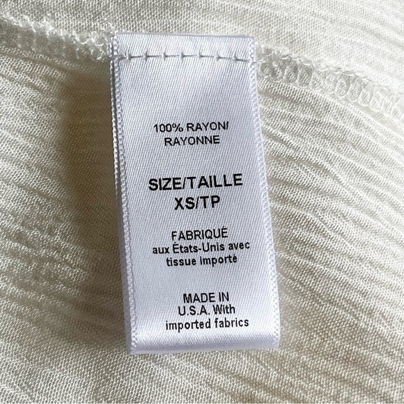 Suzy Shier Ivory Boho Off Shoulder Lace Top Size XS - Picture 11 of 13